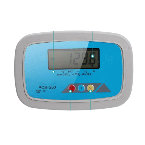 High Precision Digital Bathroom Scale with LCD Display – Adjustable Height for Adults & Kids, 200KG Capacity