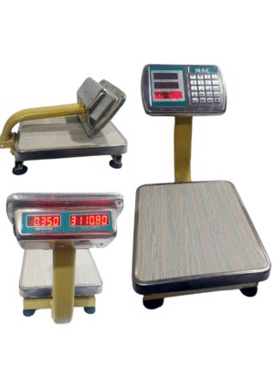 DWS-60 Digital Weight Machine – 60KG Capacity, 12x12” Stainless Steel Platform