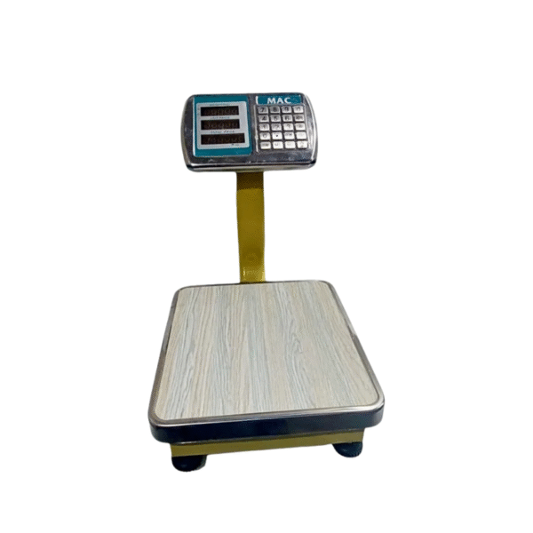 DWS-60 Digital Weight Machine – 60KG Capacity, 12x12” Stainless Steel Platform