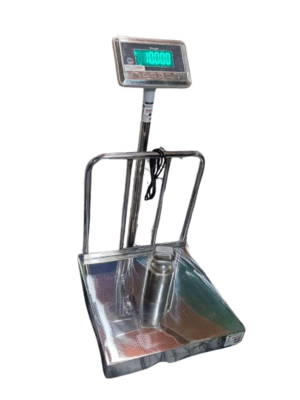 GYM-S Heavy-Duty Gym Scale – 400KG Capacity, 24x24” Platform