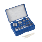 17Pcs Precision Calibration Weight Set (10mg–100g) with Storage Case & Tweezer