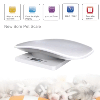 High-Precision Digital Scale for Dogs & Cats – Electronic Gram Scale for Pets & Newborns, Baby Weighing Tool with LCD Display